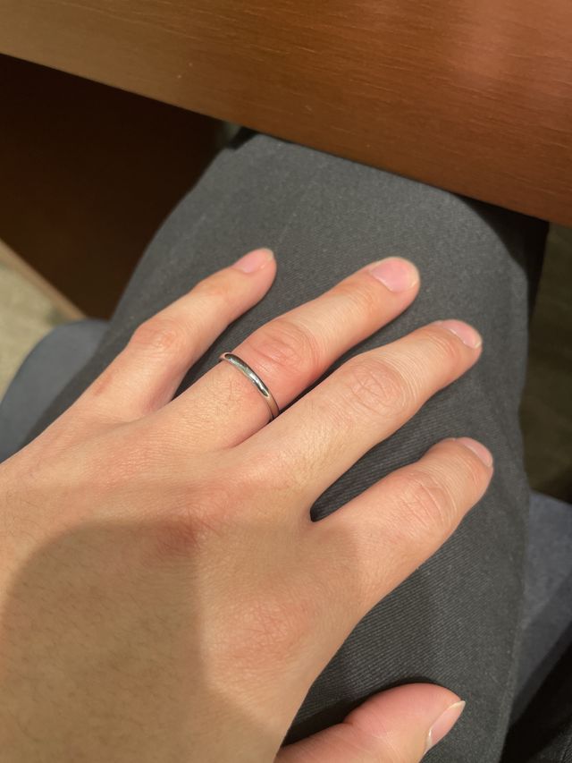 お気に入りのシンプルデザインを選べました