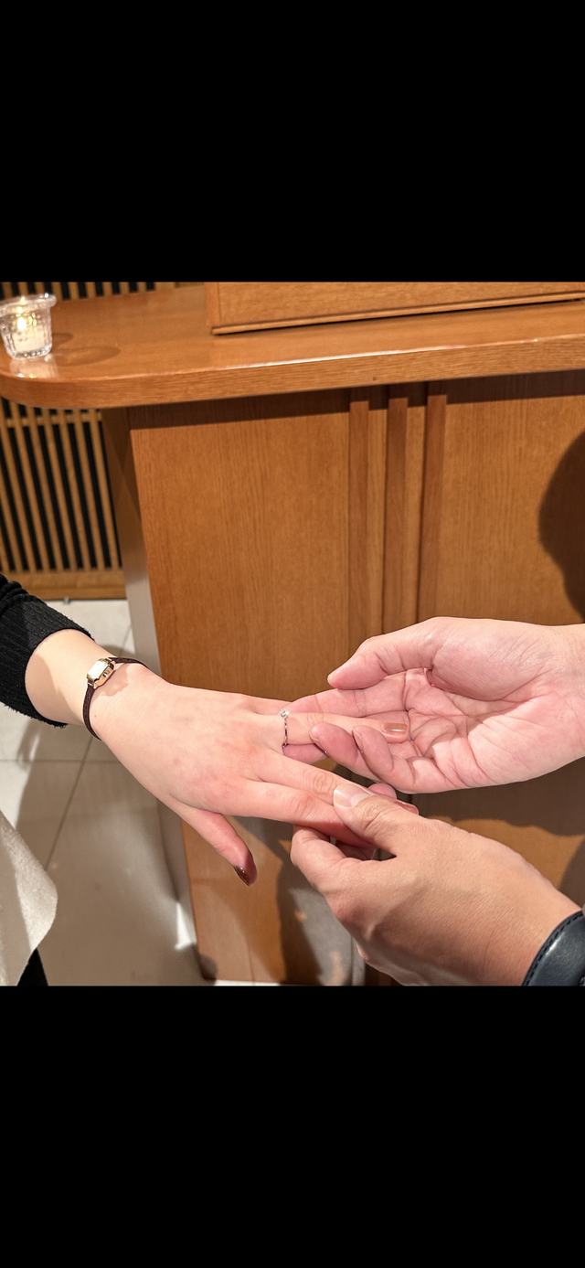 プロポーズした後の記念写真です(^^)