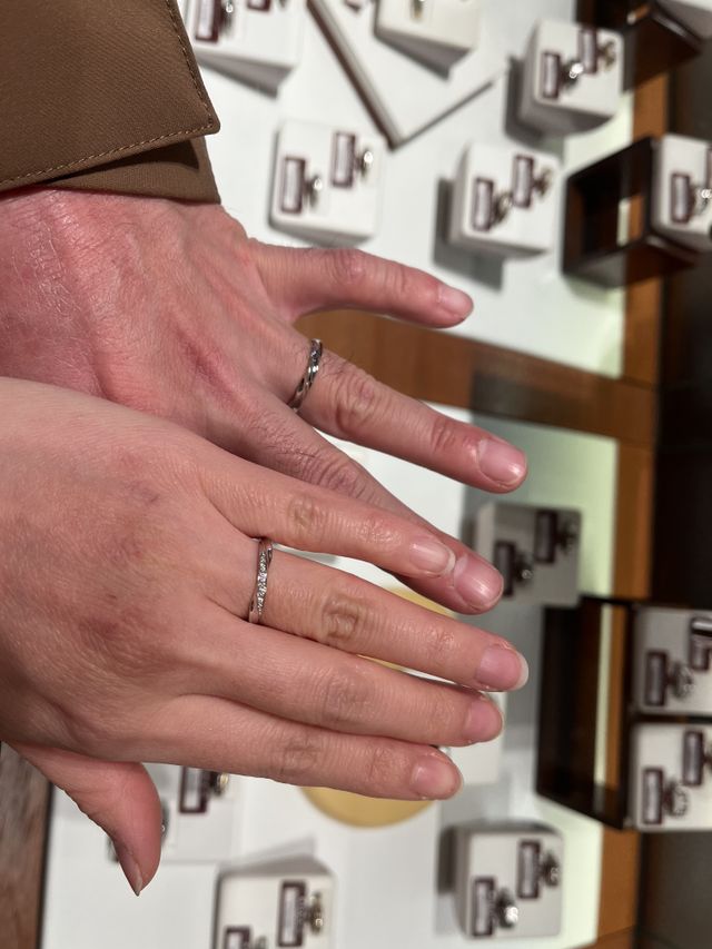 試着時の写真です。