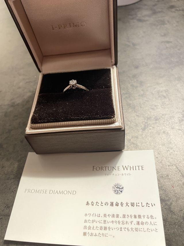 プロポーズしてもらった時に撮った写真です！