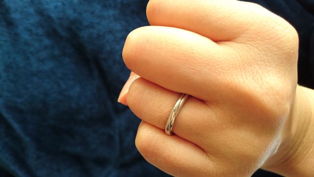 2人の絆のように!!つやあり&つや消しが絡みあっています^^