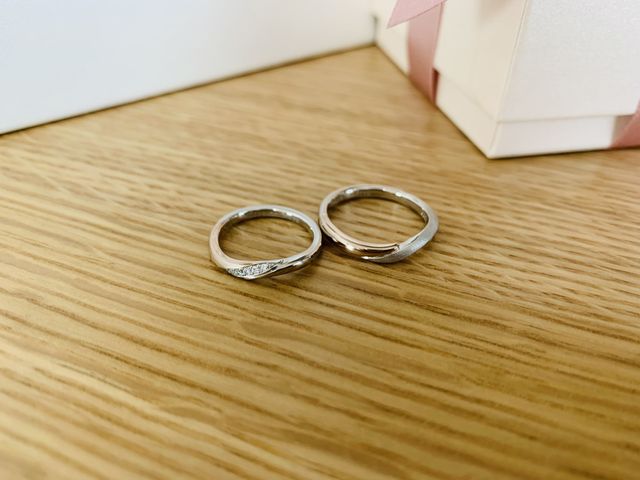 購入した指輪の写真です