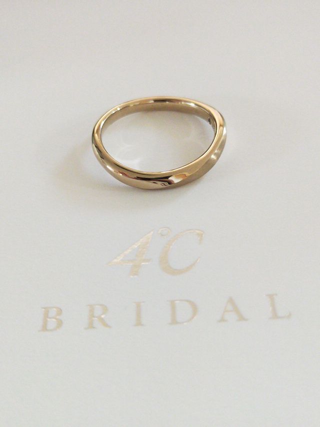 K18 　シャンパンゴールドヘアラインsize16