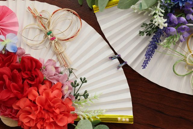 和装前撮りの際に、小物だけで撮っていただいたものです。