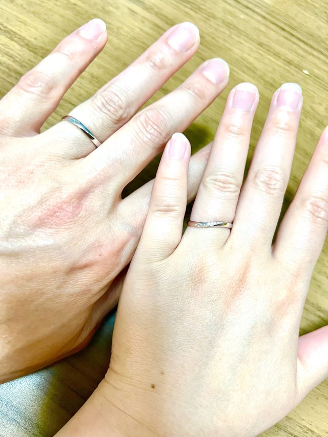 ことのはの結婚指輪です。

