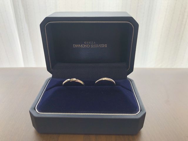 左:ジュノー(夫)
右:ブーケ　(私)