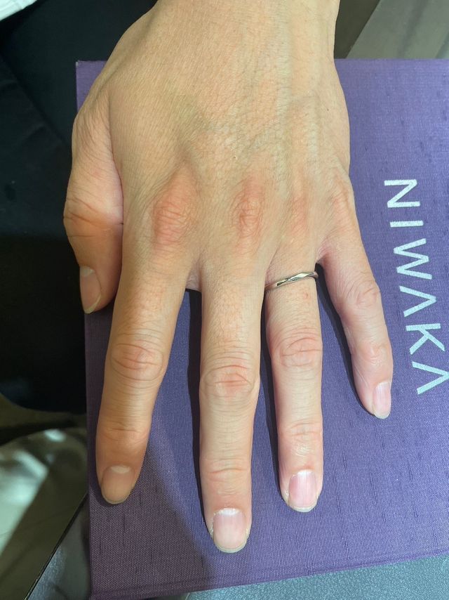 初桜です。太めのデザインで男性の手にはピッタリ