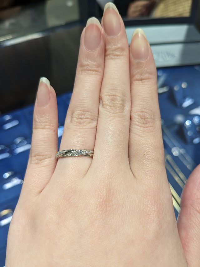 最新の指輪、ピュアプラチナ(プラチナ999)