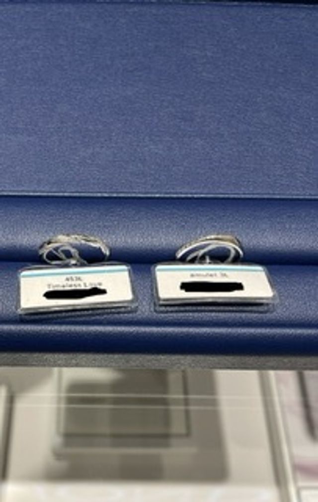 キラキラ感、細め、デザイン性のあるものを出してもらいました。