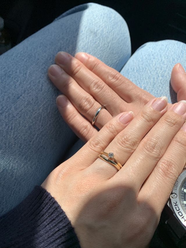 結婚指輪です。