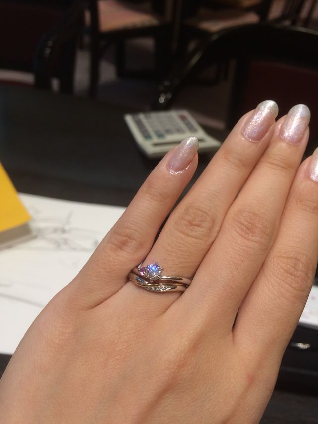 婚約指輪と結婚指輪のセット