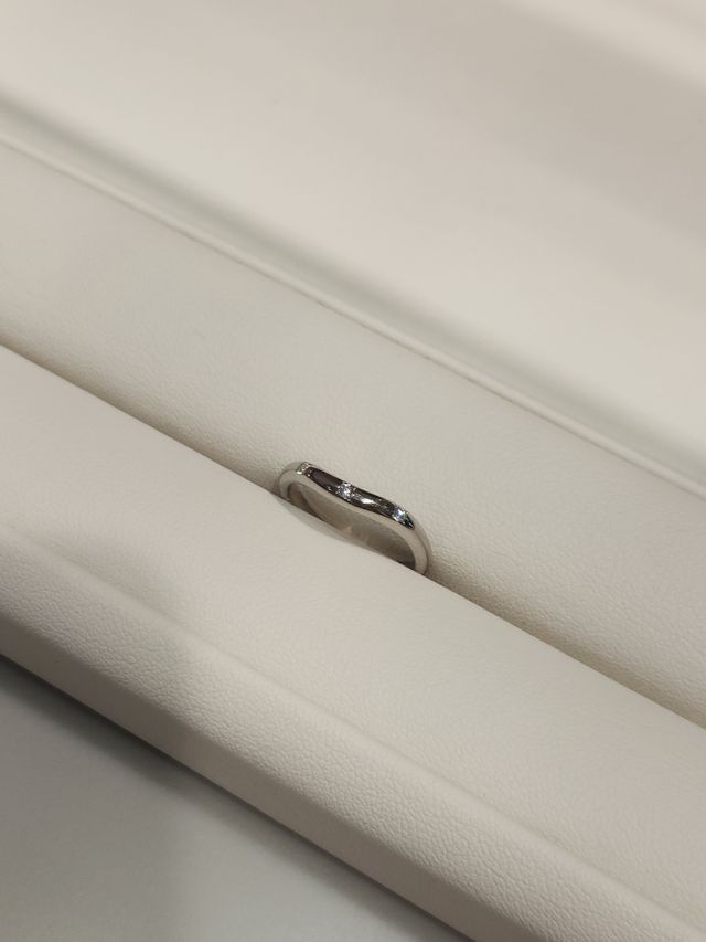 プラチナの輝きが魅力的でした