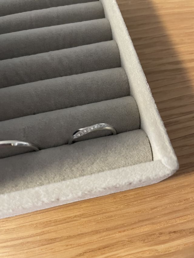 銀座ダイヤモンドシライシで結婚指輪を買うと決めていました。