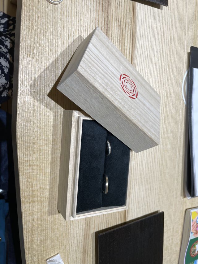 お店のロゴや木箱とゆうところも気に入っています。