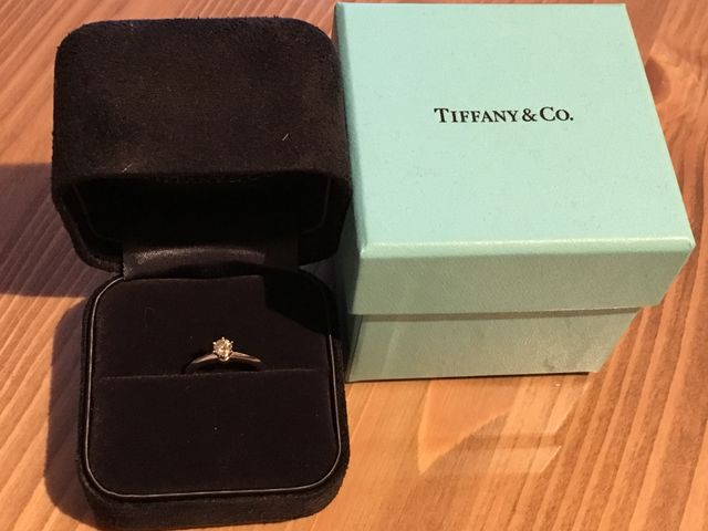 Tiffanyの婚約指輪