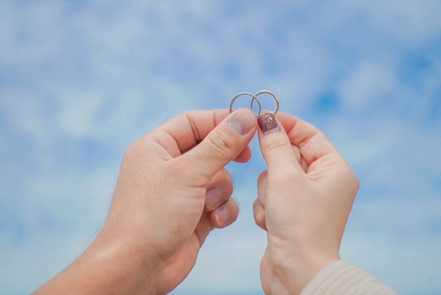 前撮りで撮ってもらった