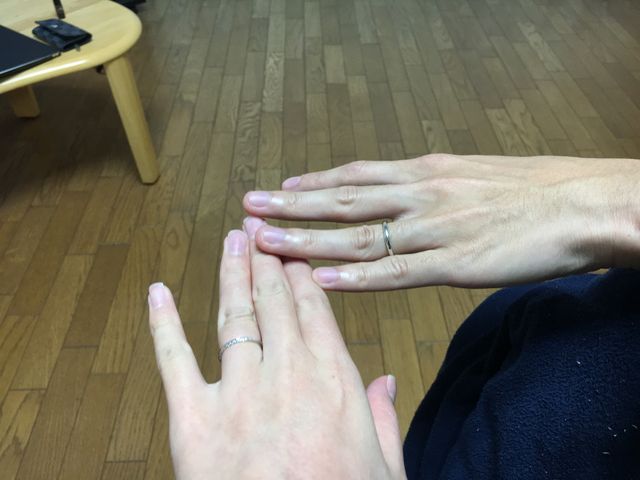 憧れのガロピーネガロパンの結婚指輪^ ^大切にします♩