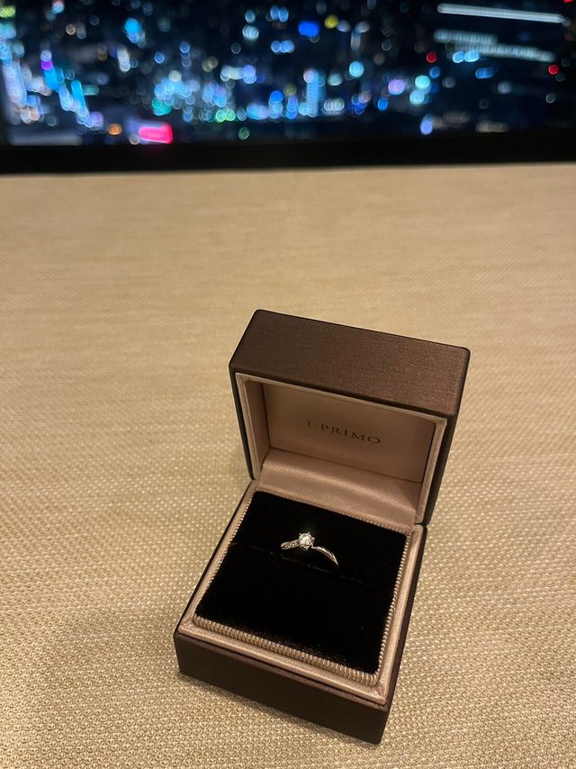 プロポーズしてくれた時の写真