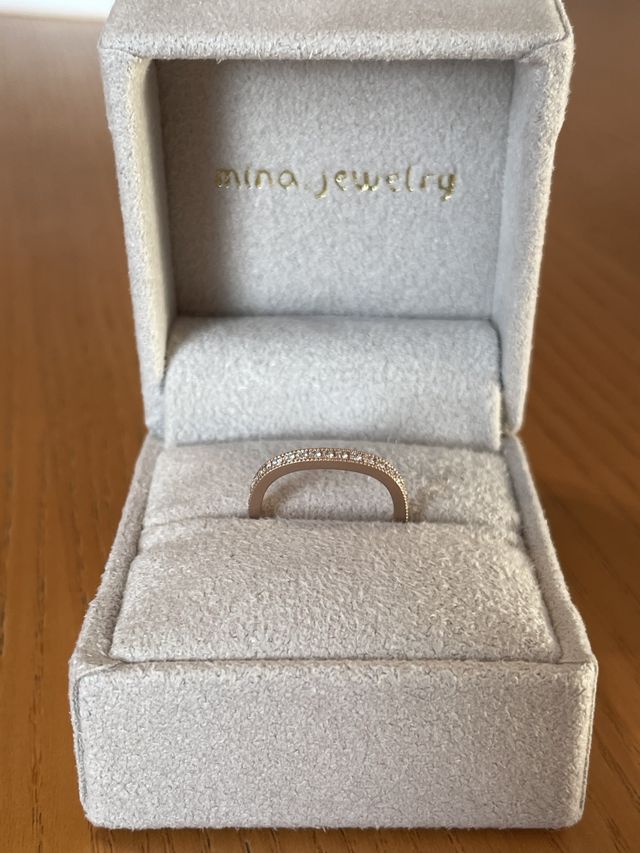 マルシカクでエタニティリングのようなリング