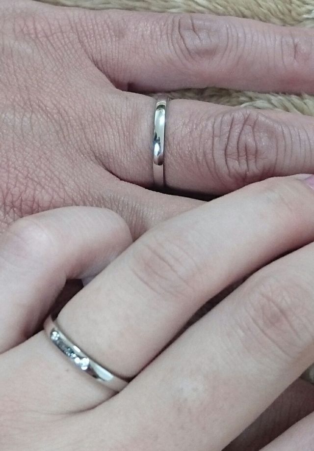 メンズと合わせるとこんな感じです。