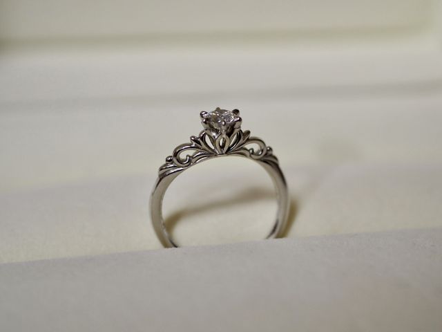 婚約指輪の写真です