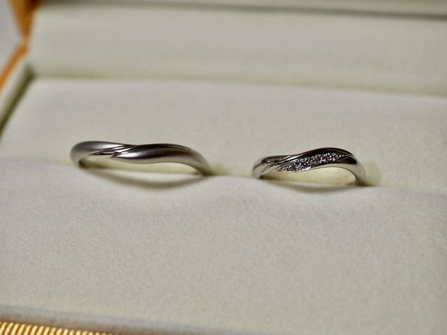 結婚指輪の写真です