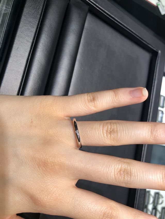 試着時の写真です