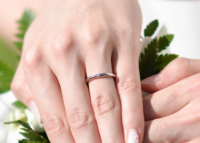 結婚式での写真です。