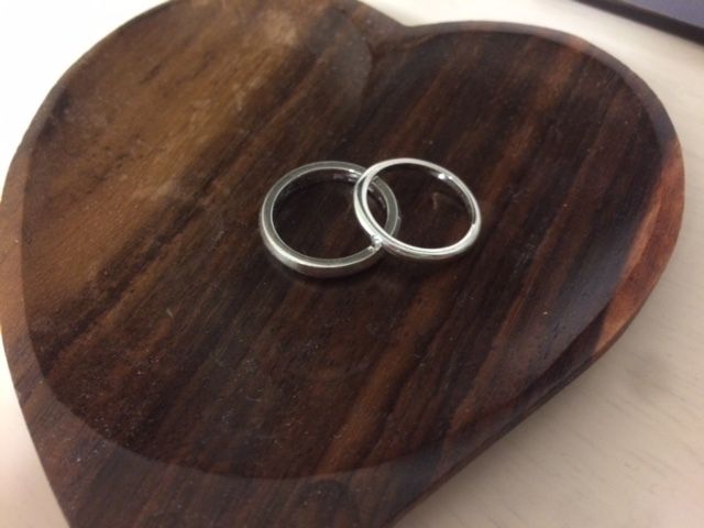 家の指輪置場です。