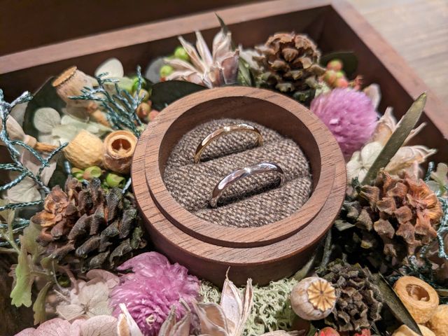 初めて指輪を制作しました。とても素敵に出来上がり満足です。