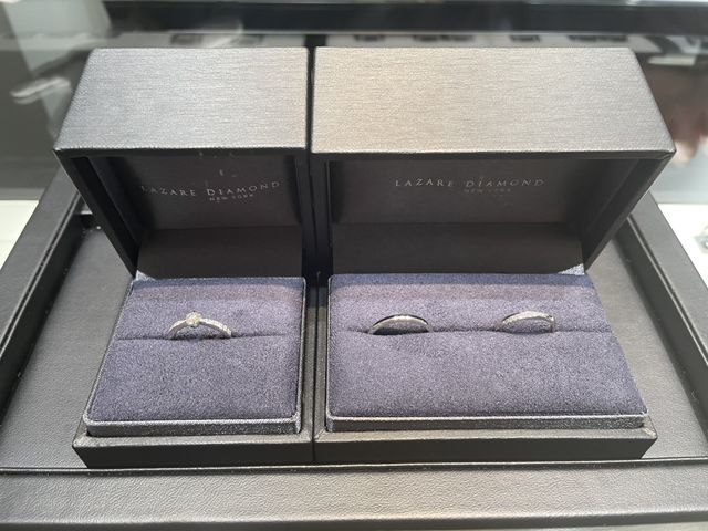 婚約指輪、結婚指輪共にとにかく綺麗で素敵です。