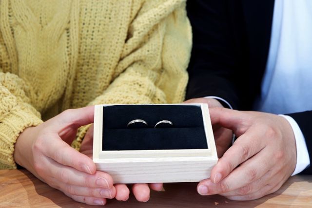 購入時に撮影して頂いた写真です。
箱も凄くお気に入りです。