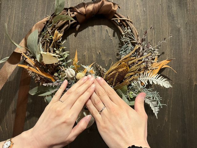 完成したものを着用しました