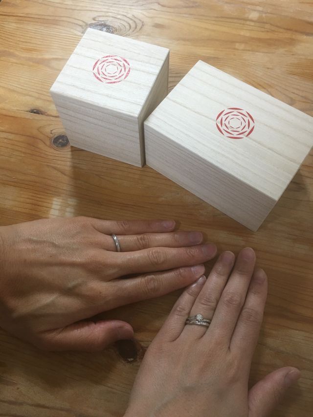 お気に入りの指輪です。