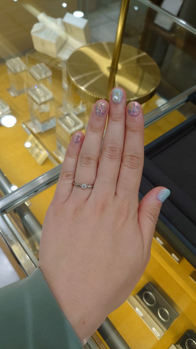 ダイヤの大きさが0.14ct～選べる柔軟さが魅力。