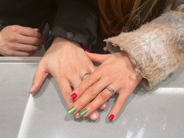 同じシリーズでないのですが重ね付けしても自然でした