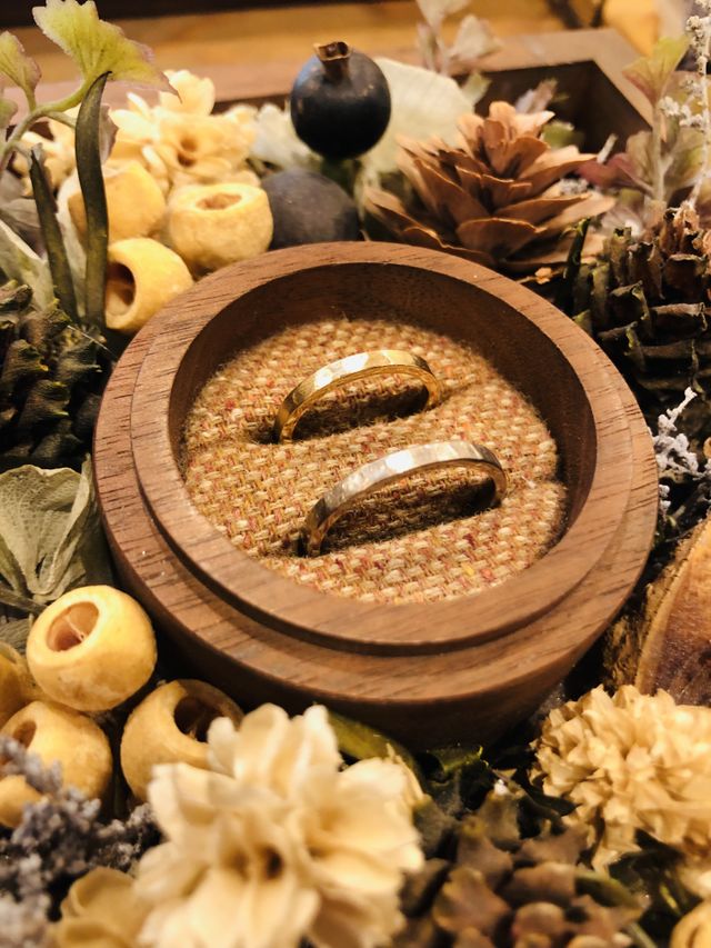 お店ではドライフラワーと共に写真を撮らせてもらえます。