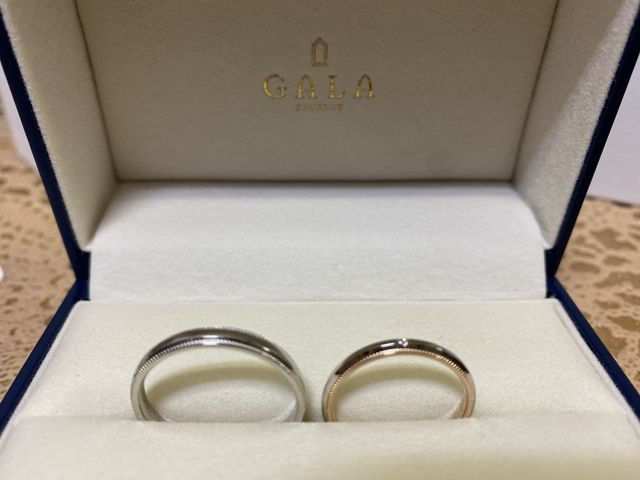 お勧めした指輪オーダーして、実物はすごく綺麗で嬉しいです