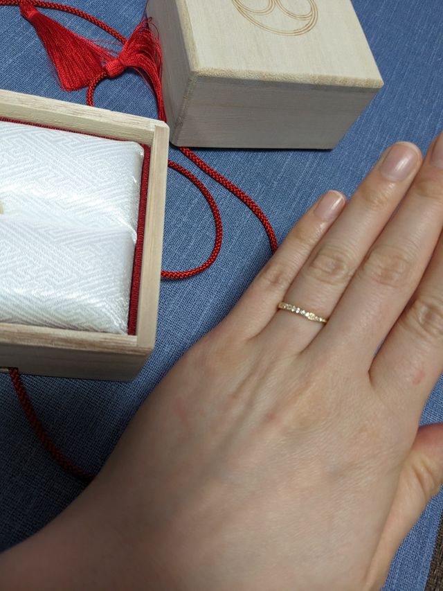 ゴールドが華やかで好きでした。