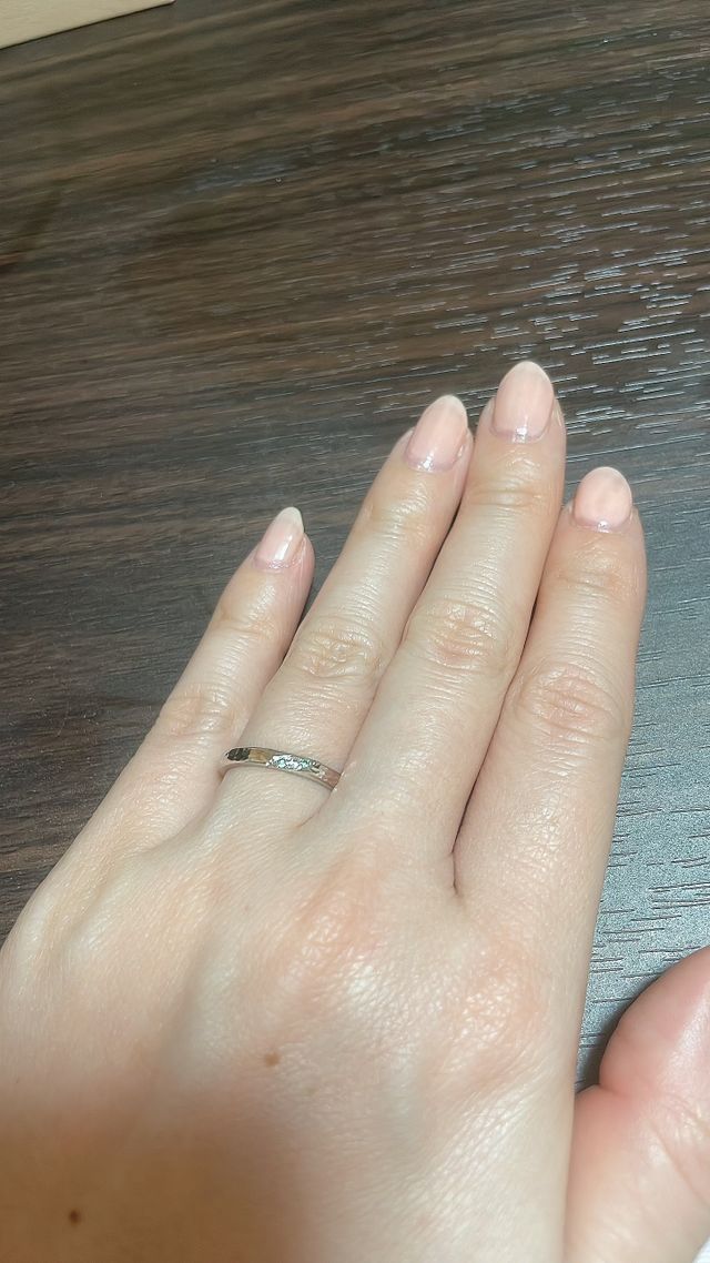 着用時はこのようになります^ ^