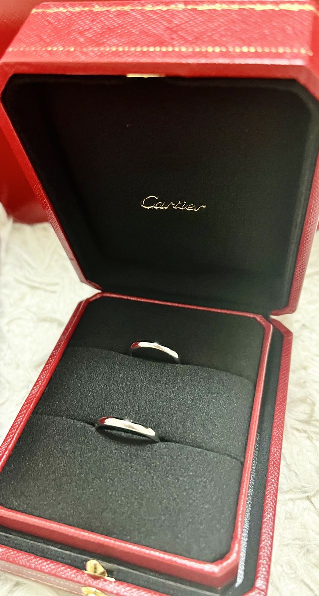 プラチナで、すごく輝きます。