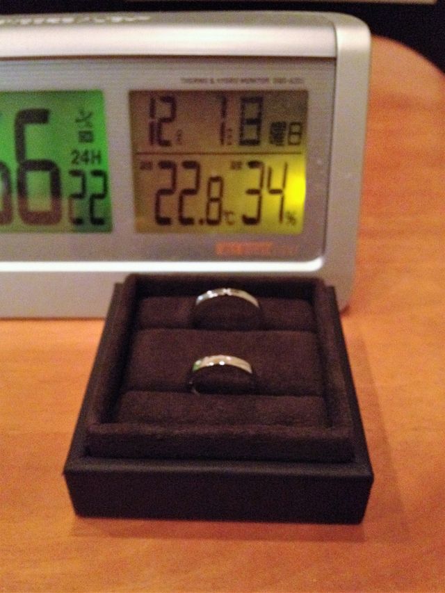 入籍日に記念にパシャリ