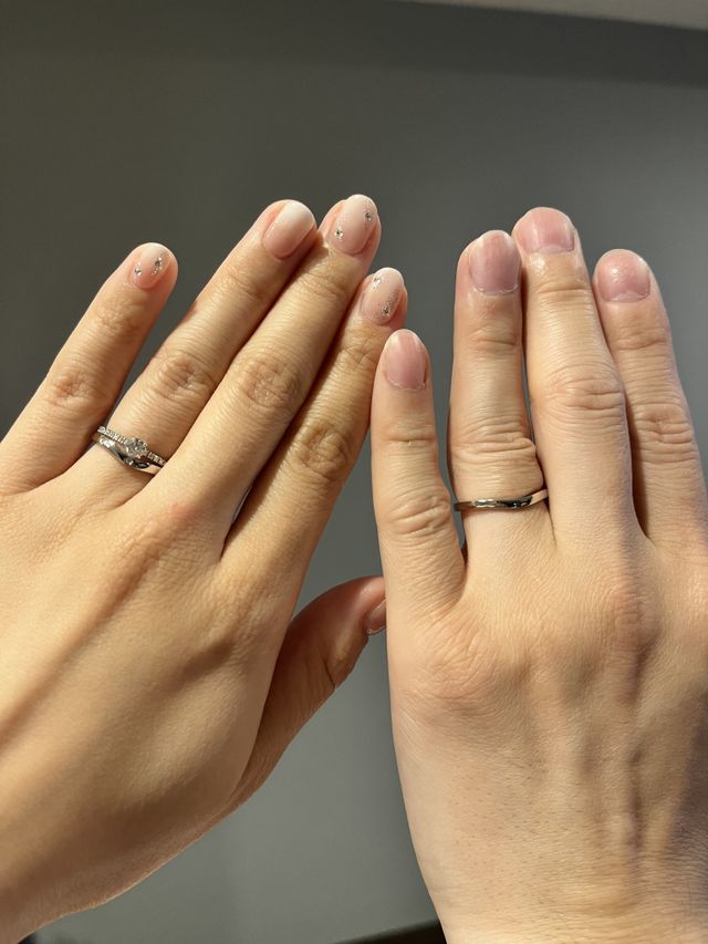 旦那とお揃いのバレリーナ