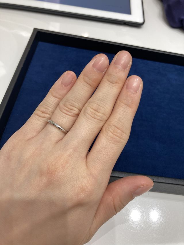シンプルな指輪です