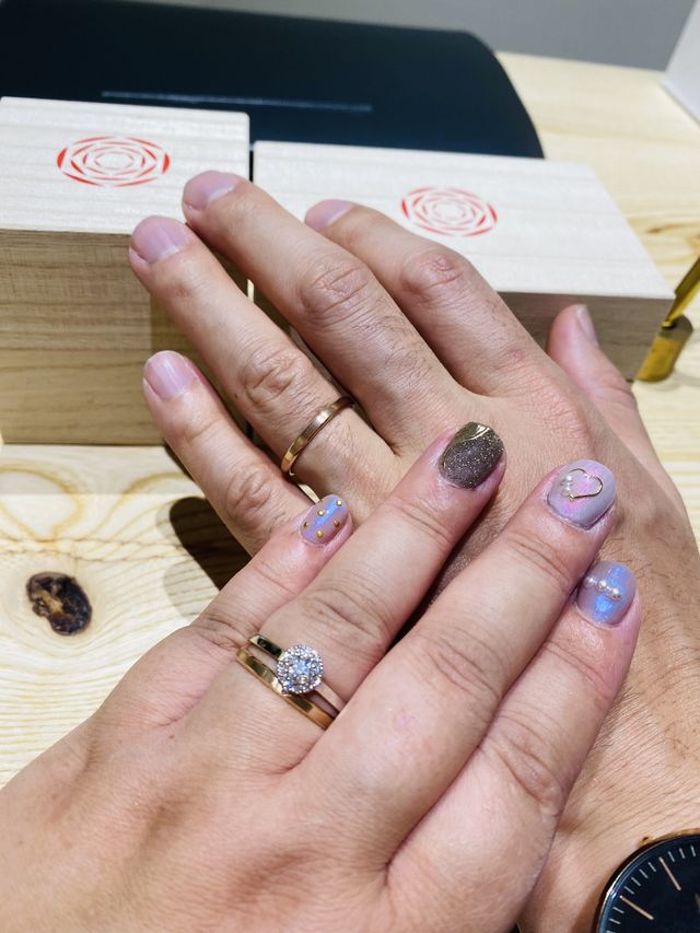 PGとPtの色が合わさって素敵な組み合わせになりました