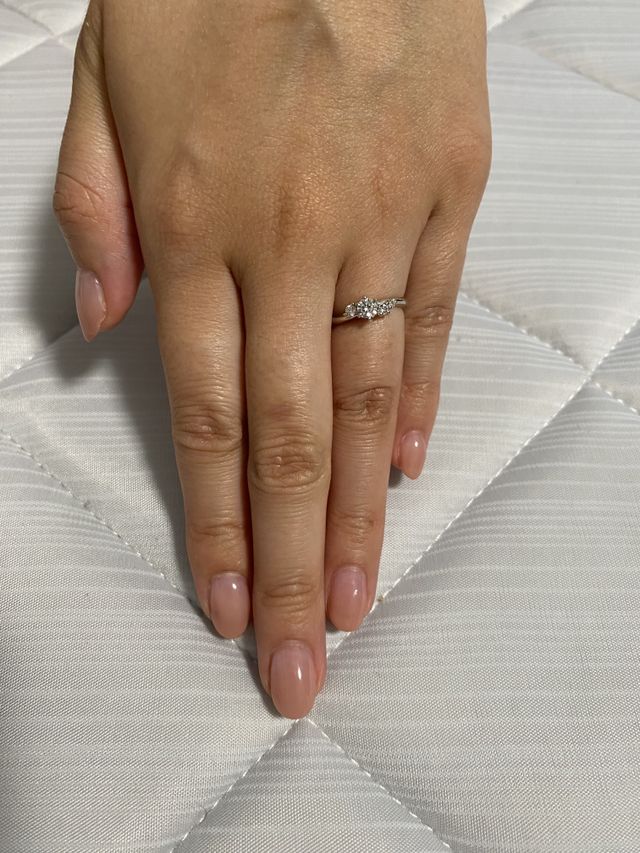 思っていた以上の輝きで大変気に入っています！