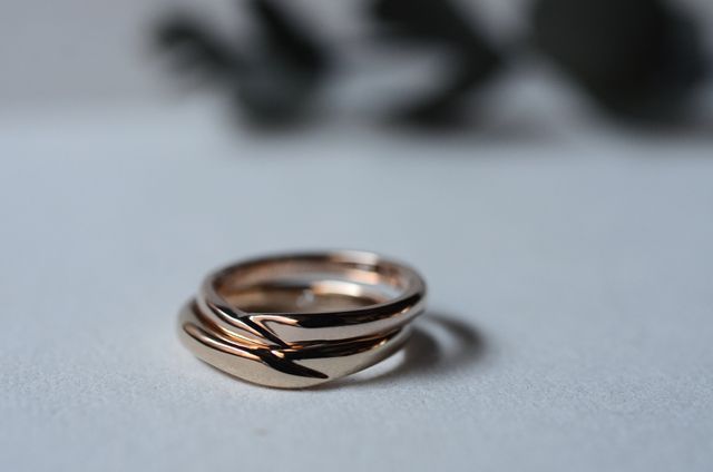 作った指輪を撮影してくださって、送ってくれた写真です。
