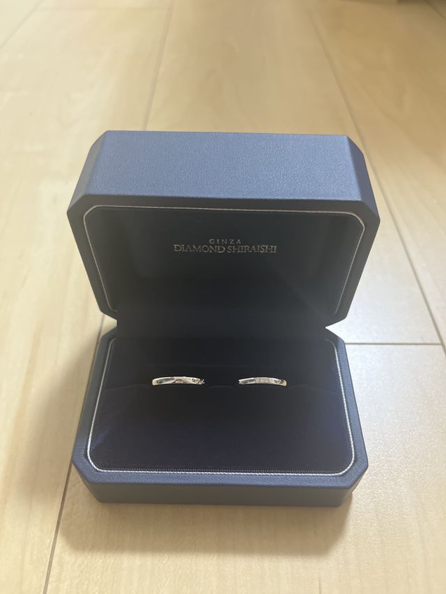 結婚指輪です