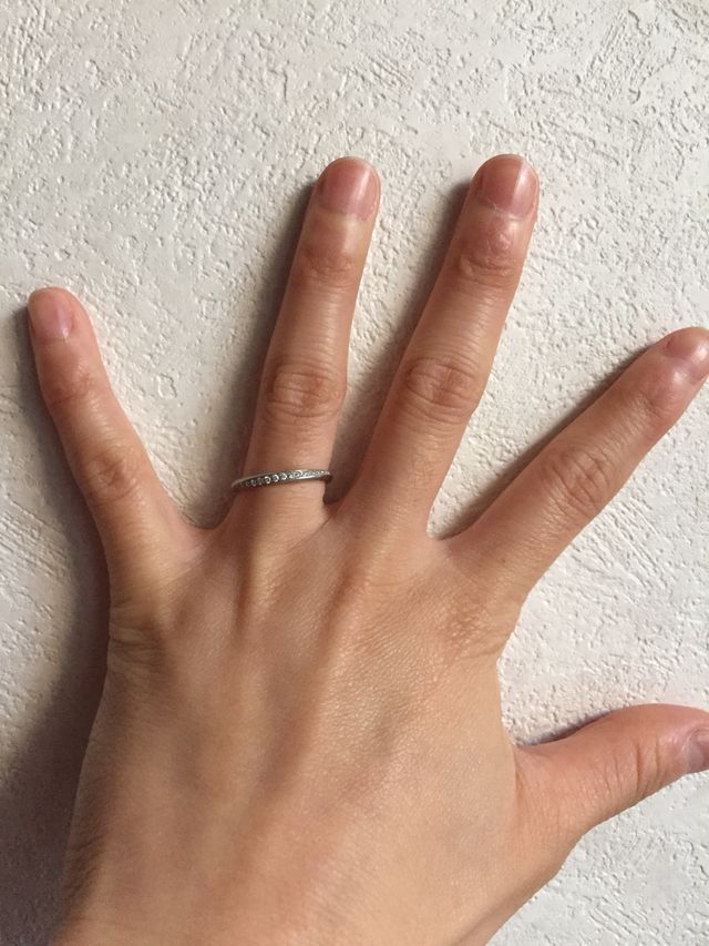 私が一目惚れした指輪です。