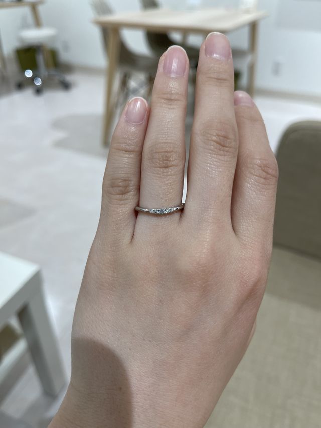 ダイアがキラキラしてて美しいです！